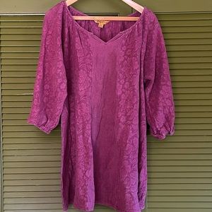 April Cornell Floral Tunic Blouse